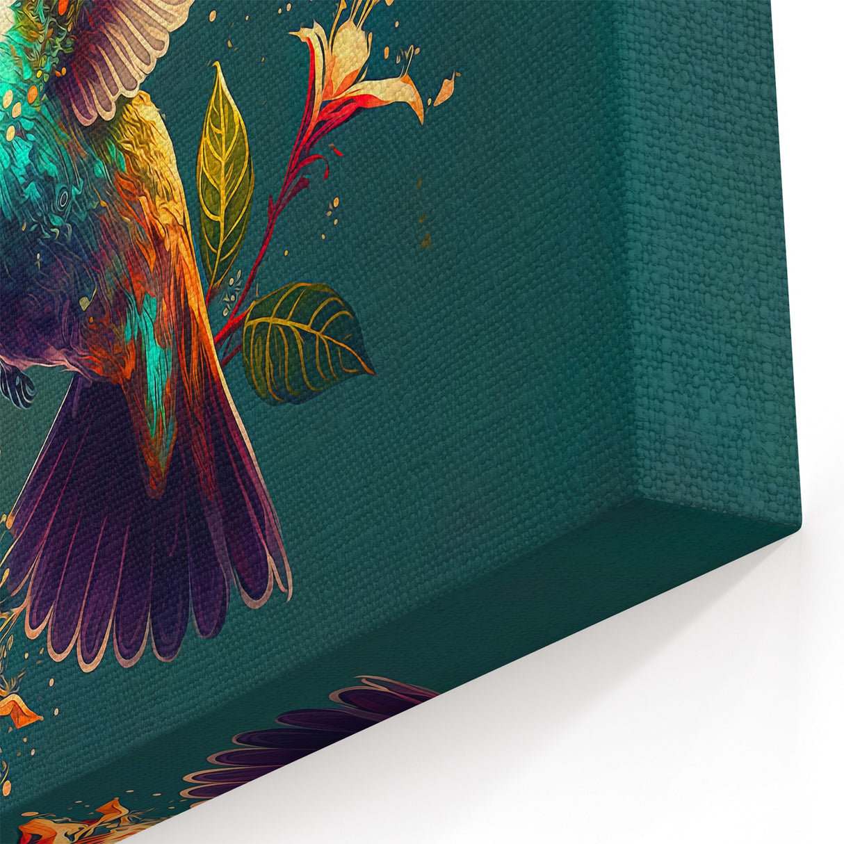 Vibrant Hummingbird Wall Art - Bold Hummingbird Decor & Print