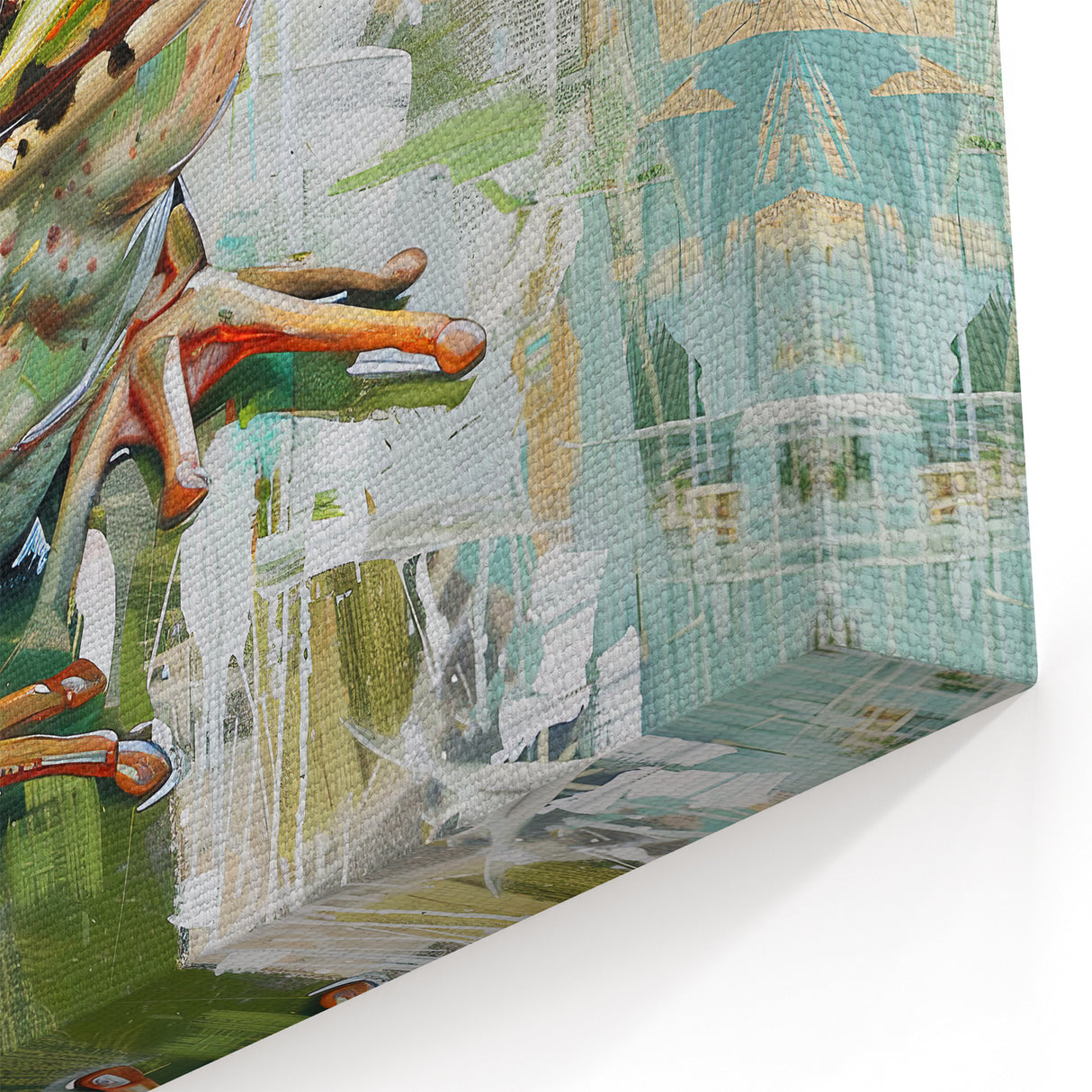 Vibrant Frog Wall Art - Dynamic Amphibian Canvas & Framed Prints