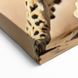 Elegant Cheetah Wall Art - Cheetah Canvas Art Print - Cheetah Decor