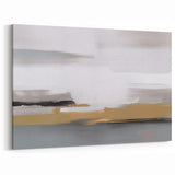 Neutral Tones Strokes and Lines Abstract Art - Minimalist Canvas Print