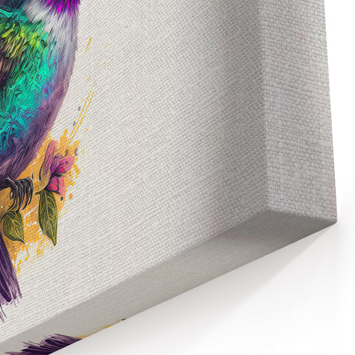 Stunning Hummingbird Wall Art - Colorful Hummingbird Canvas Print Decor