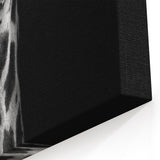 Majestic Giraffe Wall Art - Black and White Wildlife Canvas Print