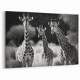 Graceful Giraffe Wall Art - Safari Wildlife Canvas, Framed & Acrylic Prints