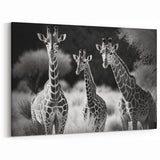 Graceful Giraffe Wall Art - Safari Wildlife Canvas, Framed & Acrylic Prints