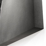 Silhouette Giraffe Wall Art - Elegant Black and White Canvas Print