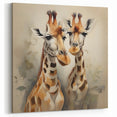 Charming Giraffe Pair Wall Art - Animal Canvas, Framed & Acrylic Prints