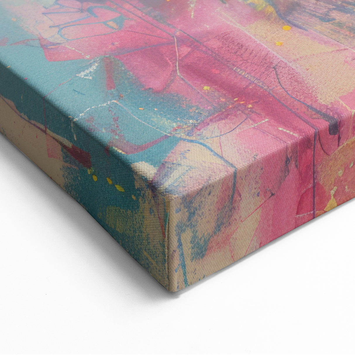 Vibrant Abstract Giraffe Wall Art - Colorful Canvas, Framed & Acrylic Prints