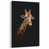 Majestic Giraffe Wall Art - Elegant Wildlife Canvas Print