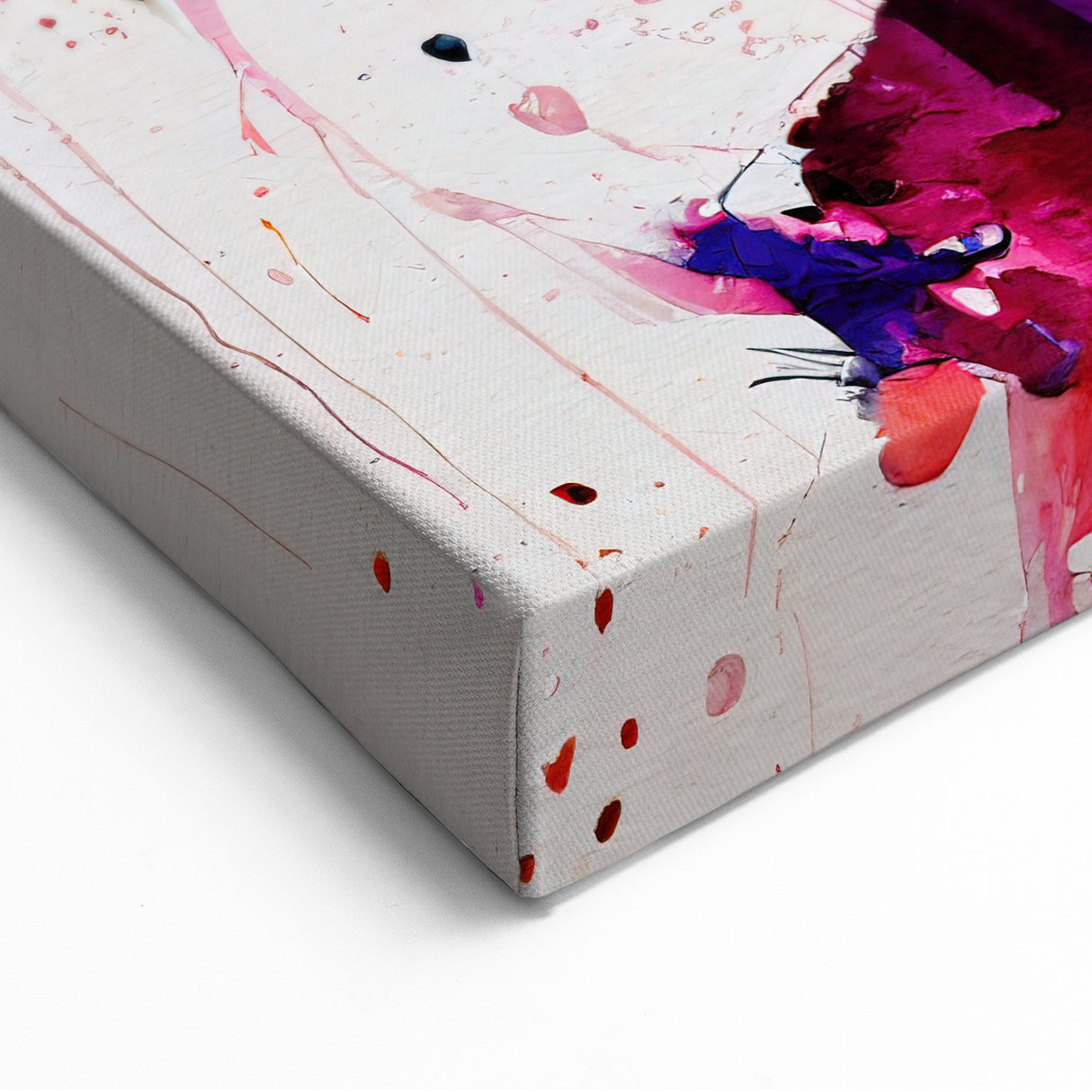 Abstract Giraffe Splatter Art - Bold Canvas, Framed & Acrylic Prints