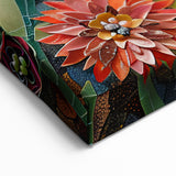 Vibrant Ostrich Canvas Art - Colorful African Ostrich Decor