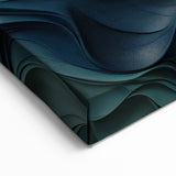 Soft Wave Abstract Art in Earth Tones | Fluid Movement Wall Decor