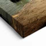 Elephants at Sunrise Wall Art - Scenic Wildlife Canvas Print for Home