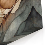 Earthy Tones Abstract Art | Organic Flowing Lines | Modern Wall Decor