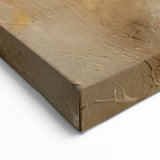 Golden Elegance Abstract Wall Art | Warm Earthy Tones & Luxurious Texture