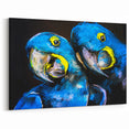 Tropical Parrot Wall Art - Vibrant Parrot Canvas Art for Home Decor