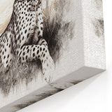 Elegant Cheetah Canvas Art  Cheetah Wall Decor  Cheetah Framed Print