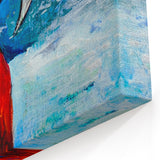 Scarlet Parrot Wall Art - Bold Parrot Canvas Art for Vibrant Decor