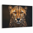 Majestic Cheetah Wall Art - Elegant Cheetah Canvas Art for Your Decor