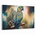 Exotic Parrot Wall Art - Elegant Parrot Canvas for Nature-Inspired Decor