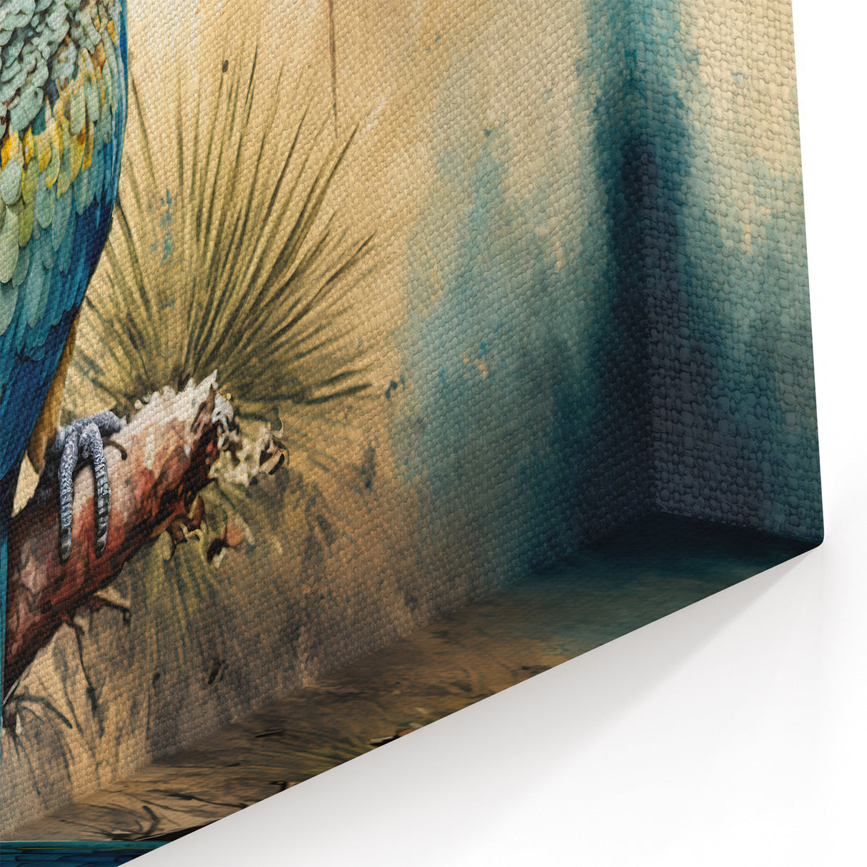 Exotic Parrot Wall Art - Elegant Parrot Canvas for Nature-Inspired Decor