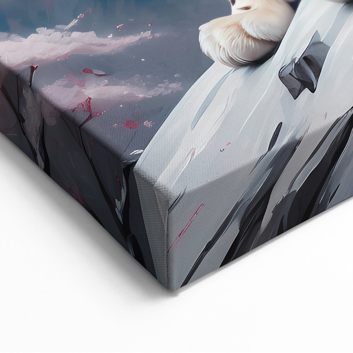 Mystical Cheetah Wall Art - Cheetah Canvas with Moonlit Landscape