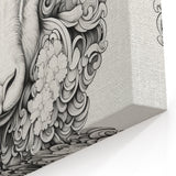 Elegant Sheep Wall Art - Intricate Canvas, Framed & Acrylic Decor