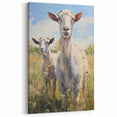Serene Goat Duo Wall Art - Canvas, Framed & Acrylic Print Options