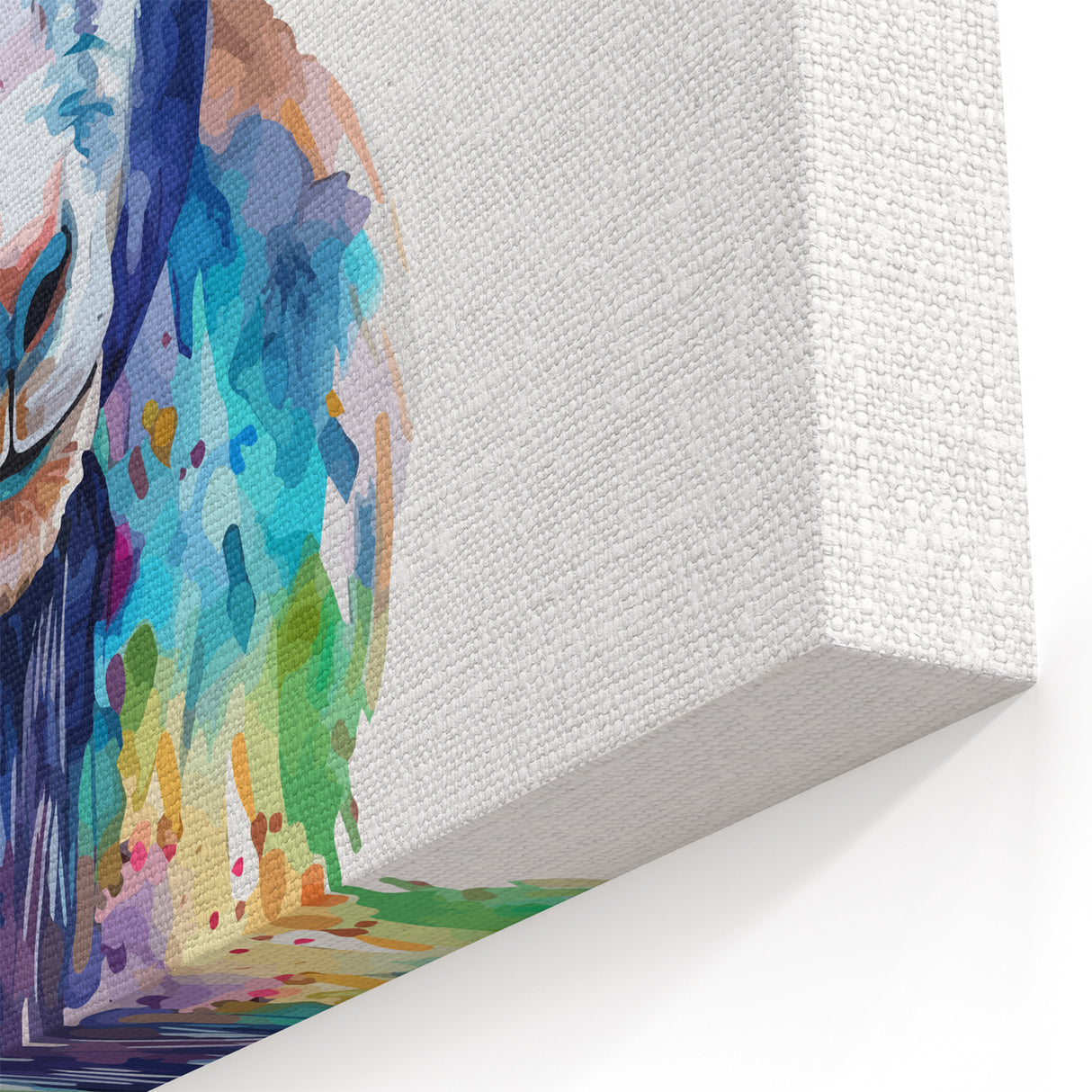 Colorful Goat Wall Art - Vibrant Canvas, Framed & Acrylic Prints