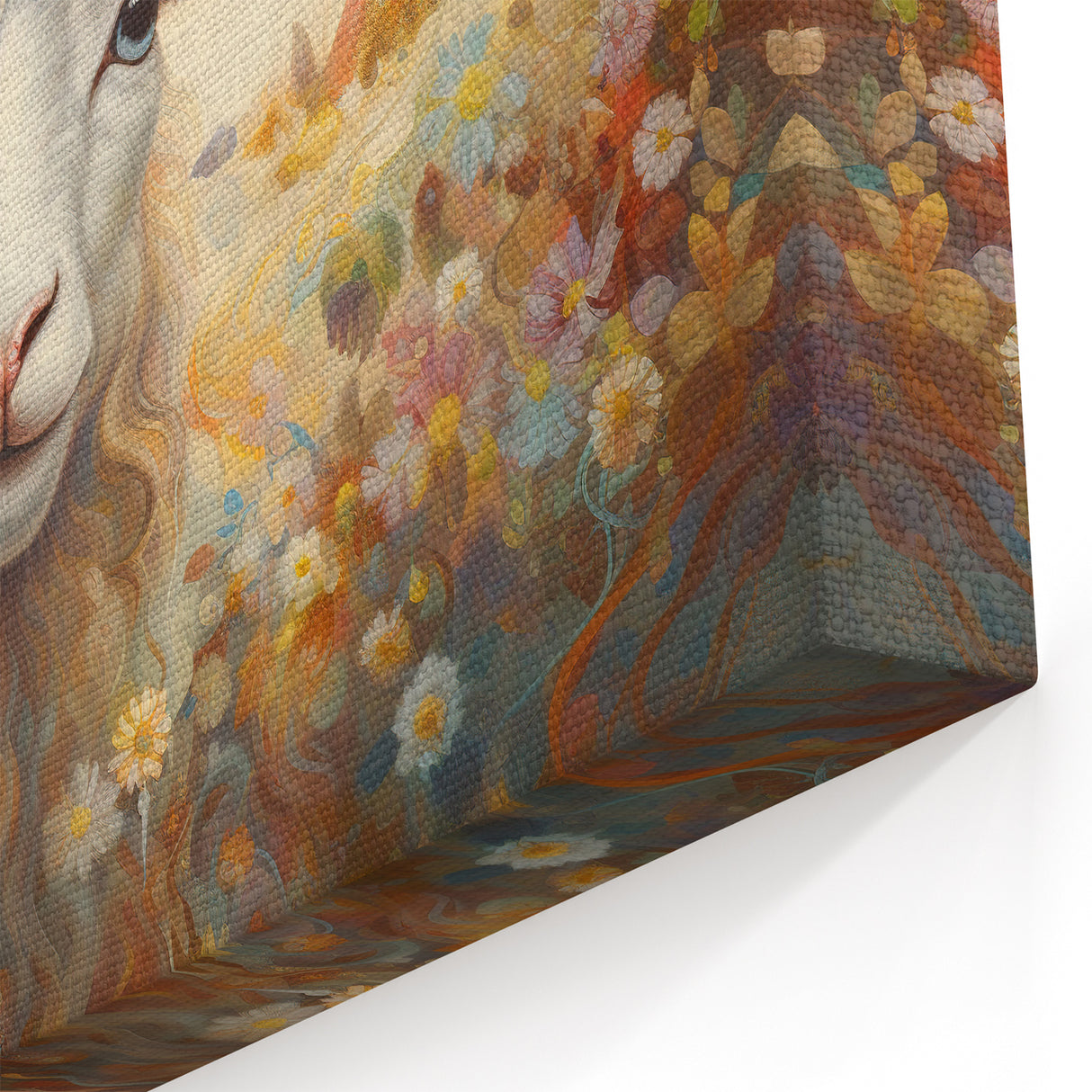 Whimsical Goat Wall Art - Enchanting Canvas, Framed & Acrylic Prints