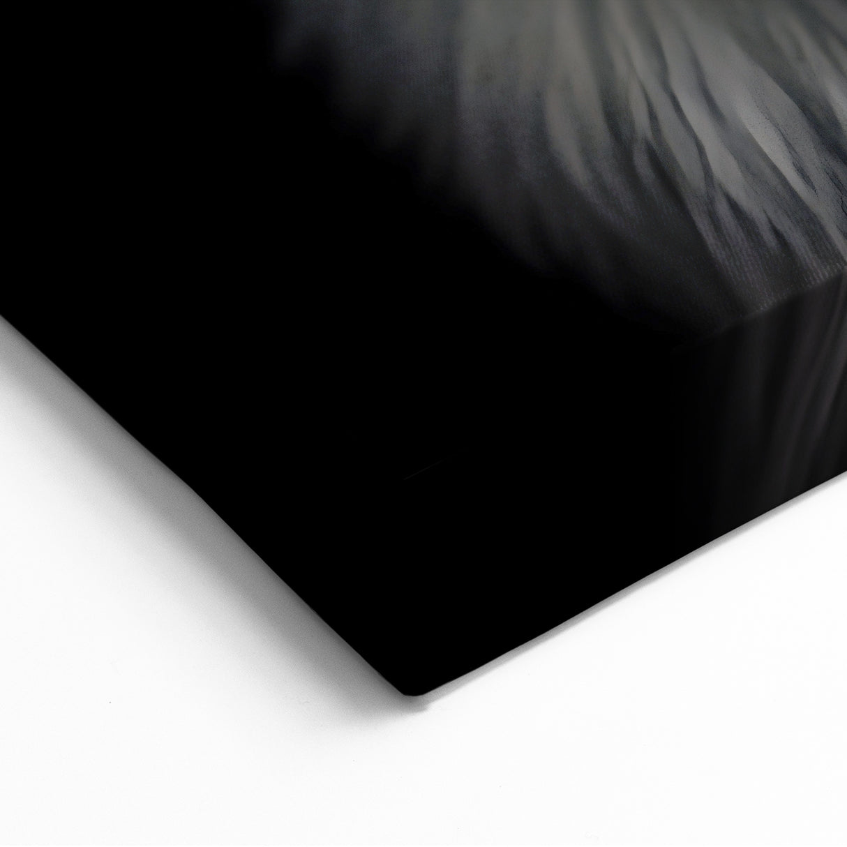 Monochrome Goat Art Print - Elegant Black and White Wall Decor