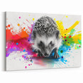 Vibrant Hedgehog Wall Art - Framed, Canvas & Acrylic Wildlife Decor