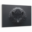 Elegant Hedgehog Wall Art - Framed, Canvas & Acrylic Monochrome Decor
