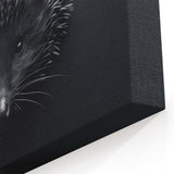 Elegant Hedgehog Wall Art - Framed, Canvas & Acrylic Monochrome Decor
