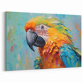Vibrant Tropical Parrot Wall Art - Parrot Canvas Print for Home Decor