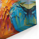 Vibrant Tropical Parrot Wall Art - Parrot Canvas Print for Home Decor