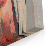 Elegant Cockatoo Wall Art - Textured Parrot Canvas Print for Home Decor