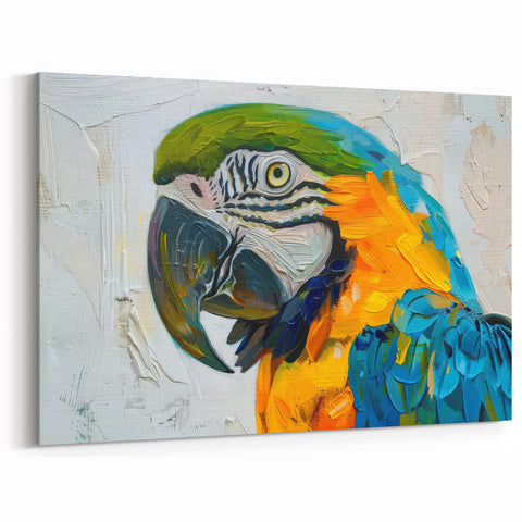 Vibrant Tropical Parrot Wall Art – Parrot Decor for Nature Lovers