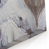 Textured White Owl Wall Art - Bold Owl Canvas & Framed Prints