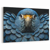 Majestic Blue Parrot Wall Art – Parrot Decor for Elegant Spaces