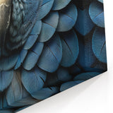 Majestic Blue Parrot Wall Art – Parrot Decor for Elegant Spaces
