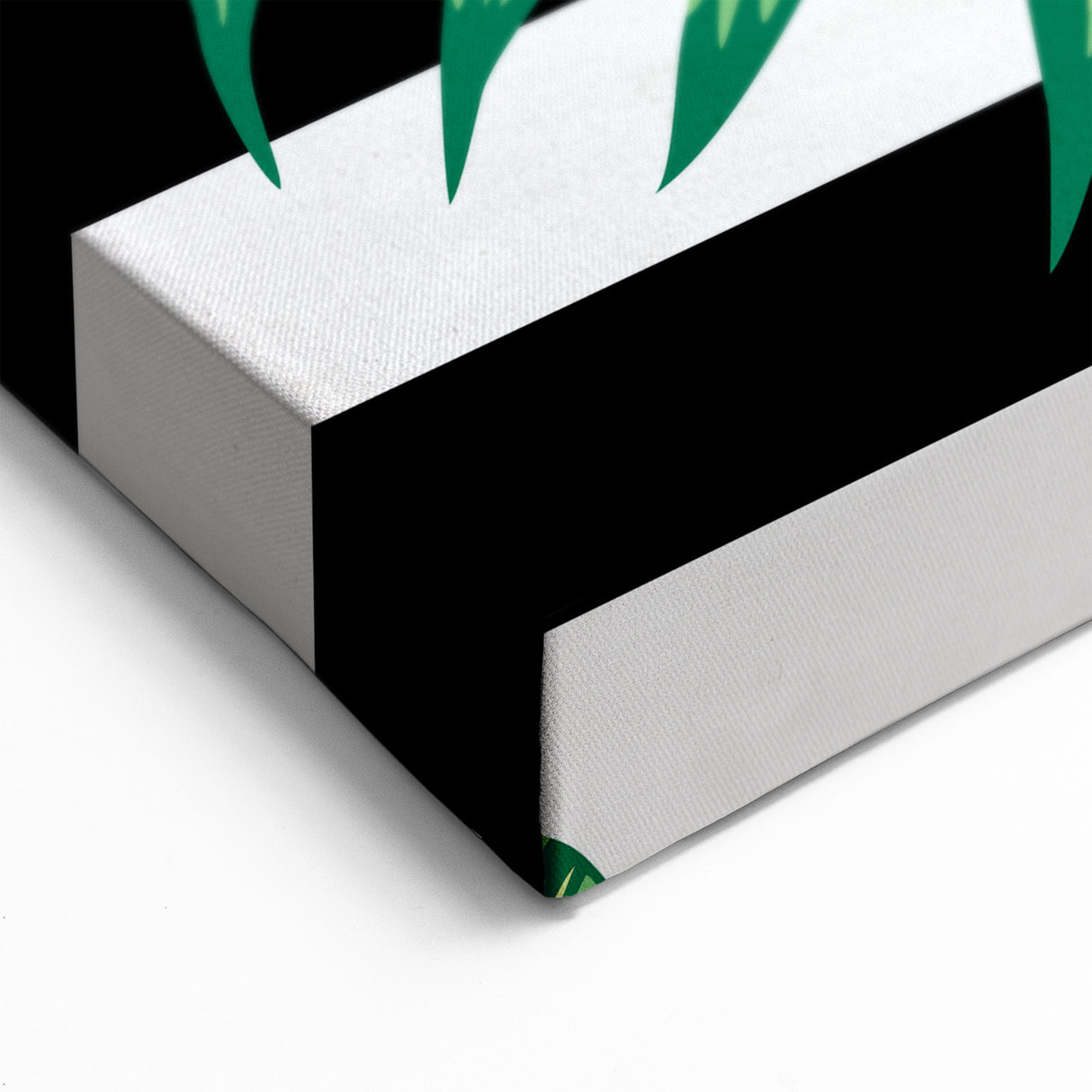 Tropical Parrot Wall Art – Bold Stripes and Bird of Paradise Decor