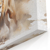 Dynamic Lion Wall Art - Bold Lion Canvas Print for Powerful Decor