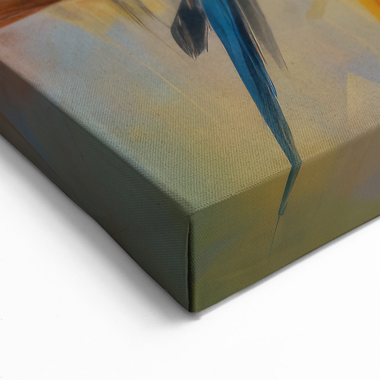 Sunlit Parrot Pair Wall Art – Vibrant Tropical Decor for Warm Spaces