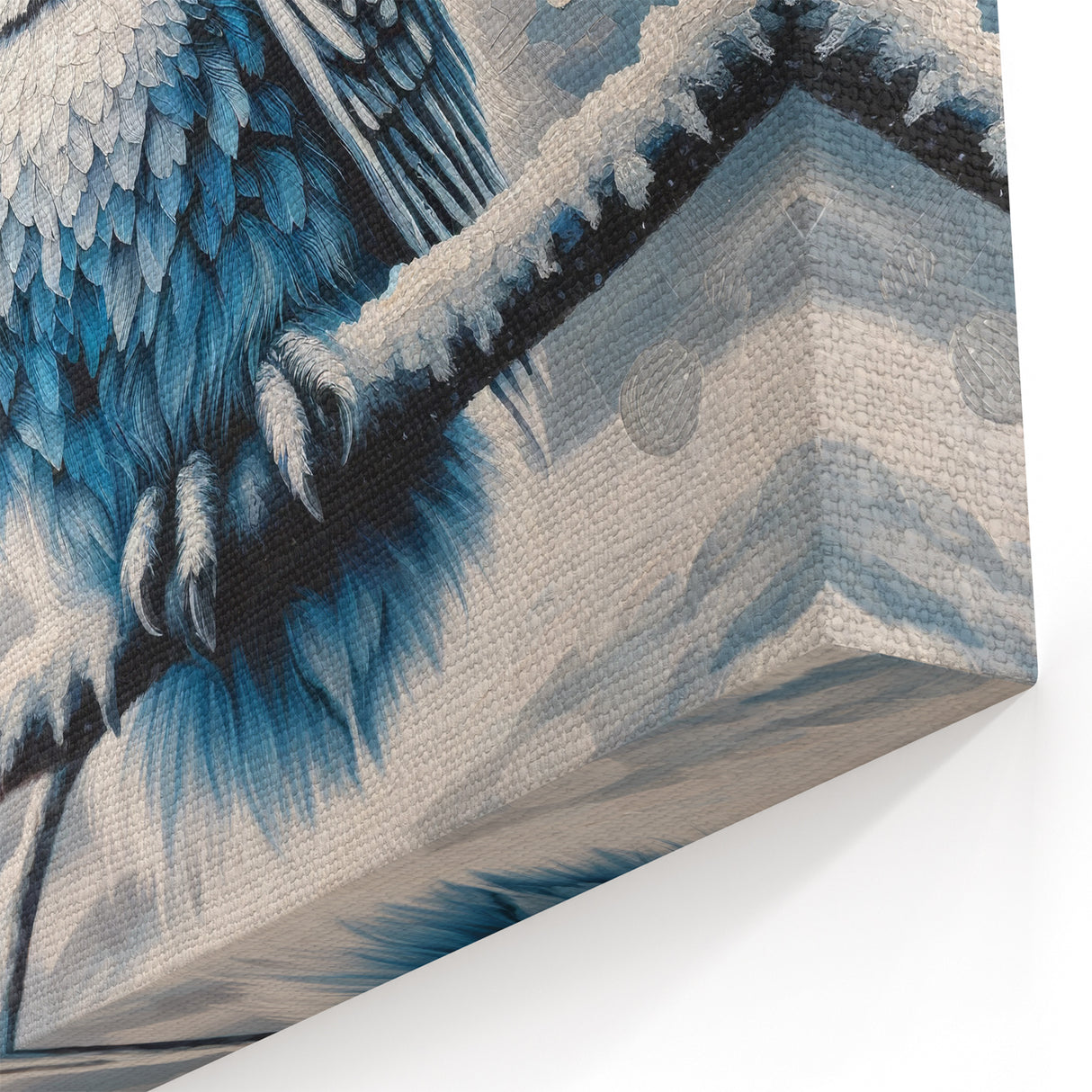 Winter Owl Wall Art - Serene Snowy Owl Canvas & Framed Prints