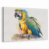 Blue and Gold Macaw Wall Art – Vibrant Tropical Bird Decor
