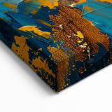 Bumblebee on Honeycomb Wall Art - Nature-Inspired Bee Canvas Print