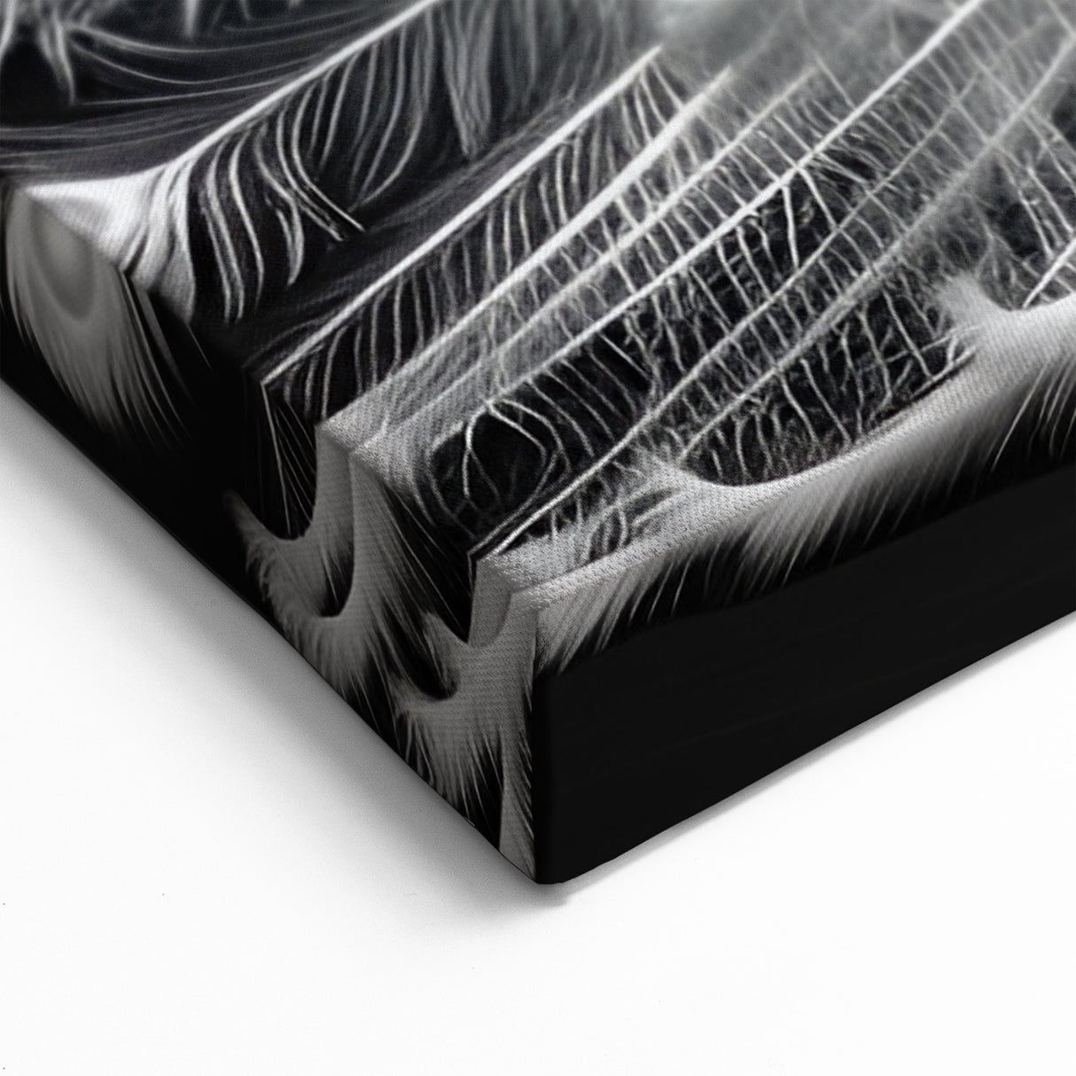 Elegant Peacock Wall Art in Monochrome - Premium Peacock Decor Print