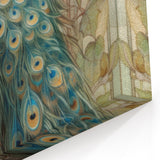 Art Nouveau Peacock Wall Art - Elegant Peacock Decor Print