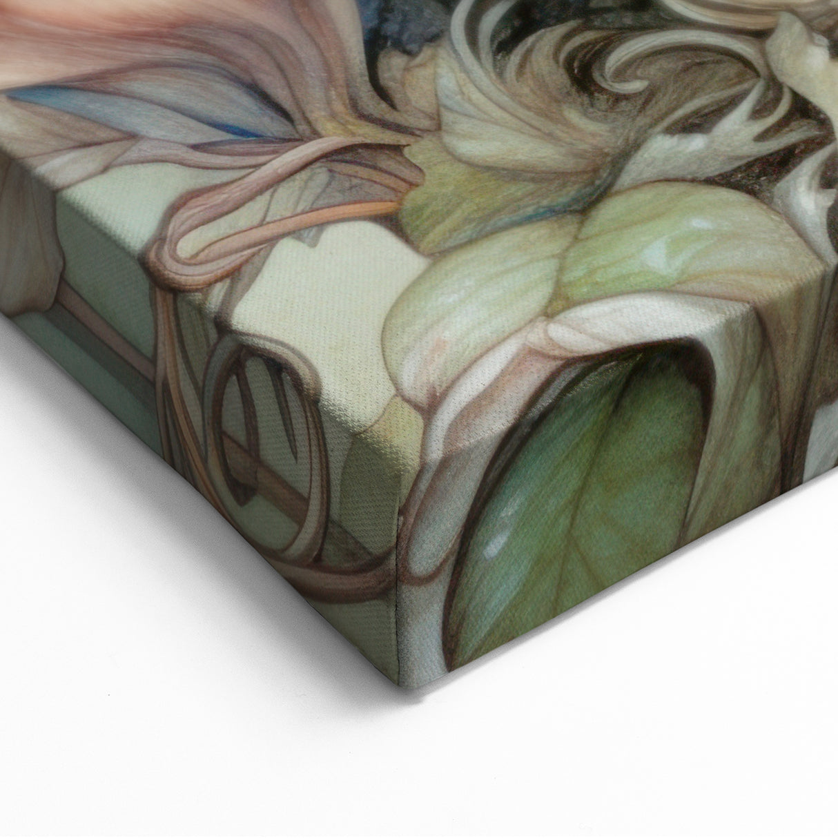 Art Nouveau Peacock Wall Art - Elegant Peacock Decor Print