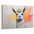 Stylized Llama Wall Art - Modern Canvas & Framed Prints for Chic Decor